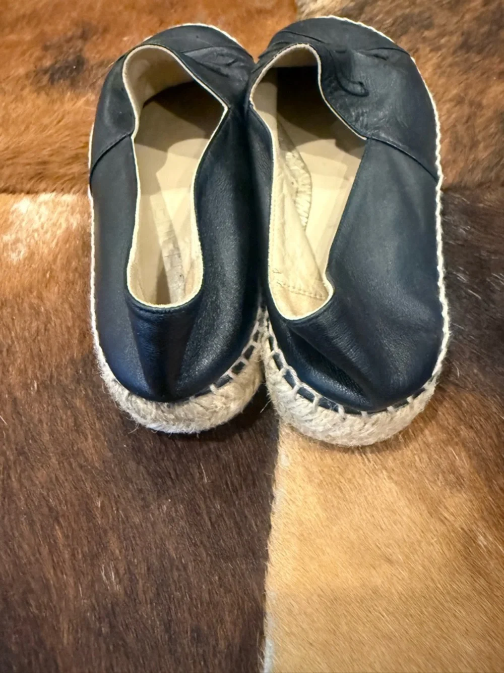 Chanel CC Lambskin Espadrilles